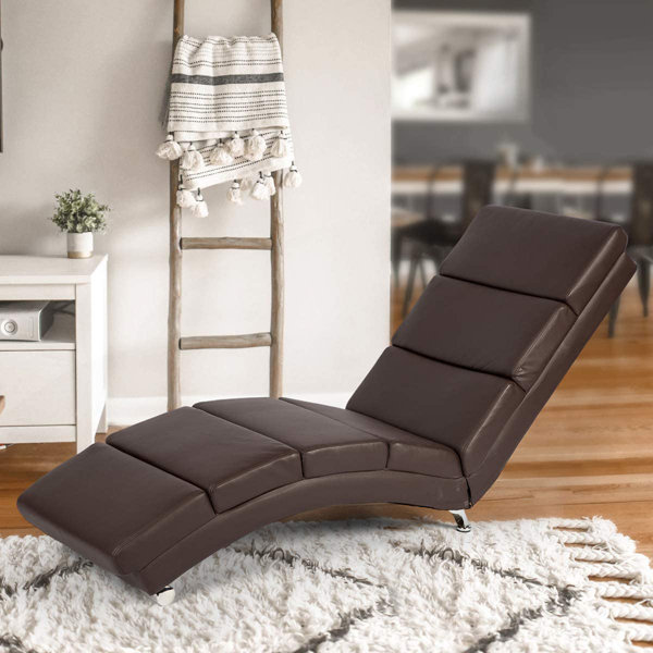 Latitude Run® Electric Massage Recliner Chair Leather Chaise Lounge
